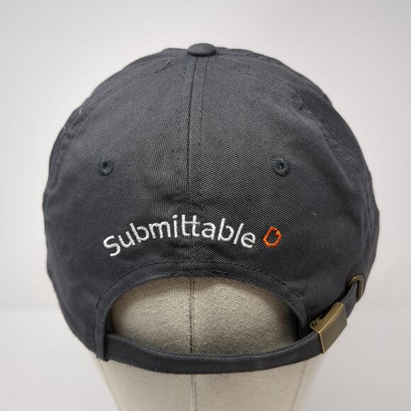 Submittable Slideback Hat Gray One Size Embroidered Logo Richardson - Picture 6 of 10
